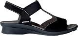 Mephisto Women's Priska Slingback Sandal,Black Bucksoft,10 M US