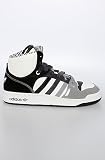 adidas The Game Mid in White & Black,Sneakers for Women