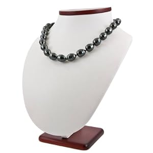 Gift Set: Lila's 12 mm Black Baroque Pearl Jewelry Set - 18 Long by 