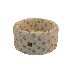 Danish Design Pet Products Cat Cosy Fleece Bed Cream Medium 50cm