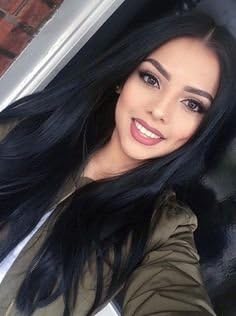 Rose Beauty Hair 7A Full Lace Human Hair Wigs for Black Women Natural Color Brazilian Silk Straight Hair Lace Wig With Baby Hair (20 inch )