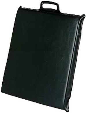 Black/White Stadium Padded Vinyl Cushion