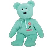 Review TY  / TY Alberta Wild Rose the Bear Beanie Baby