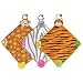 Munchkin Teething Baby Blanket with Pacifier attachment - Monkey