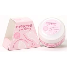 Peppermint By Upper Canada Peppermint Foot Therapy Cracked Heel Treatment with Shea Butter, 2-Ounce Jars (Pack of 2)