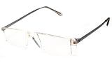 Able Vision Half Readers (Women) Reading Glasses - Lucite Readers / Color: Silver Power: +2.25 +2.25
