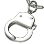 Edgy Handcuffs Stainless Steel Pendant with Working Hinge