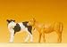Preiser 47005 2 Calves Standing