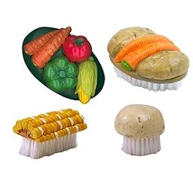Norpro 1073510801 Vegetable Brush Set 4-pc. by Norpro