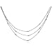 Sterling Silver Layered CZs by the Yard Necklace image 2