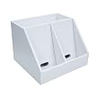 2-Slot Lay-Down Charging Valet - White