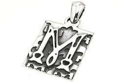 Initial Pendant "M"