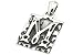 Initial Pendant "M"