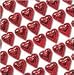 Red Mini Milk Chocolate Solid Hearts