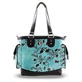 Lexie Tote - Botanical Azure