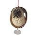 Pug in Collar Wreath Dog Ornament