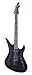 Schecter Damien Elite Avenger Electric Guitar, See-Thru Black, Left Handed
