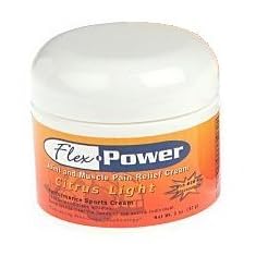 Flex-Power Joint and Muscle Pain Relief Cream- Citrus Light Scent