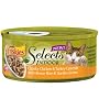 Friskies Selects Indoor Chunky Chicken and Turkey Casserole with Brown Rice and Garden Greens Canned Cat Food
