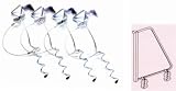 Portable Auger Anchors Set of 4