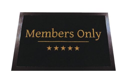 MEMBERS ONLY DOORMAT