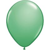 Qualatex風船　5インチ(13cm)　ウインターグリーン　徳用100個入