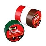Scotch Plastic Tape, 3/4 x 125 White
