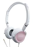 Pioneer DJ-Inspired SE-MJ21-HP EQ Headphones (White/Pink)