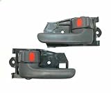 98 99 00 01 Toyota Sienna Inside Door Handle Gray Pair