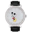 Disney Mickey Mouse Oversized Diamond Bezel Watch #MU2926