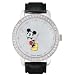 Disney Mickey Mouse Oversized Diamond Bezel Watch #MU2926