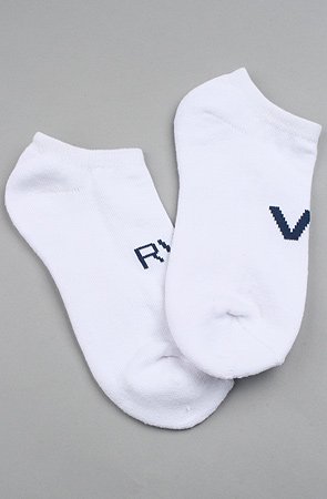 RVCA The Transfer Socks in White,Socks for Men, 