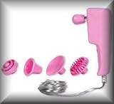 Explorer Pink Multi-Speed Electric Back, Scalp and Body y2 Massager with Attachments