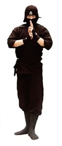 Ninja Uniform & Martial Art Costume, Karate Suit Out Fit for Adults! Black! (...