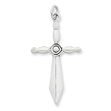 Sterling Silver Sword Cross Pendant