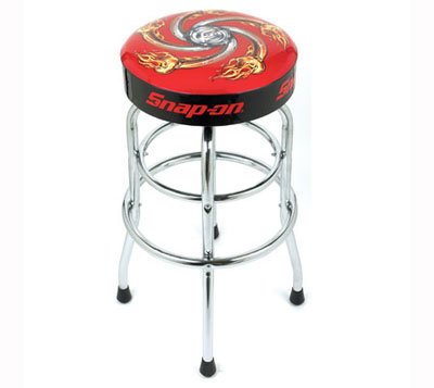 Snap-On 870001 Shop Stool with Snap-on Wrench Logo
