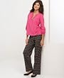 Charter Club Moroccan Oasis Knit Two-Piece Pajama Set