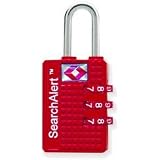 Presto Search Alert TSA Lock Red
