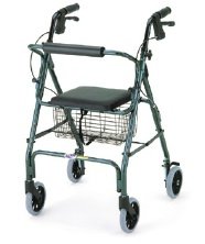 Cruiser Deluxe Classic Rollator - Green