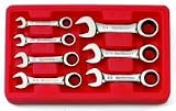 KD Tools (KDT9507) 7 Piece SAE Stubby Combination GearWrench Set
