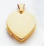 14kt Gold Heart Locket - XL88