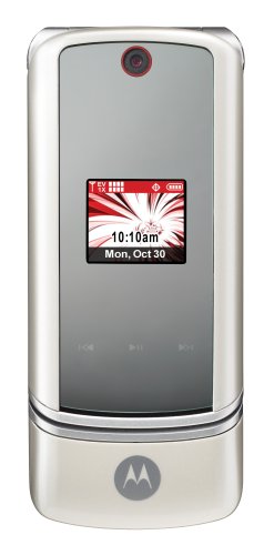 MOTOROLA KRZR K1m WHITE CELL PHONE VERIZON CAMERA CDMA
