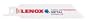 LENOX 20490-B424R 4" 24TPI Metal Cutting Reciprocating Saw Blade - 25 Pack