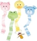 Baby Gund Dottie Dots Plush Pacifier Clip & Leash