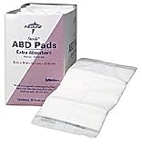 Medline Abdominal (Abd) Pads, Sterile, 8 x 10 (20 box/Case; 20 Tray/Case; 360 Each/Case)