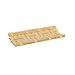 Packnwood "Kobe" Woven Bamboo Mat, 4.1" Length x 1.9" Width (10 Packs of 20)