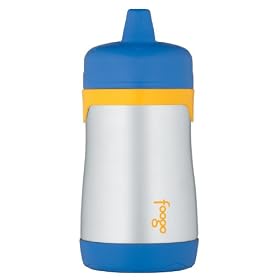 Thermos Foogo Phases Leak Proof Stainless Steel Sippy Cup,10 Ounce, Blue/Yellow: Baby