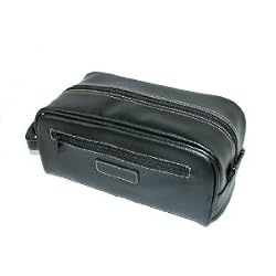 Mens Perry Ellis Travel Kit Overnight Shaving Toiletry Case
