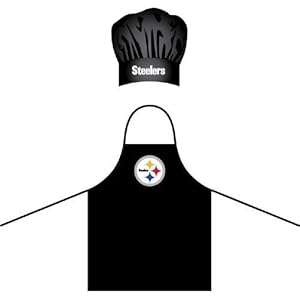 NFL Pittsburgh Steelers Chef Hat and Apron Set