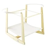 Lollipop Lane Rocking Moses Basket Stand - Natural